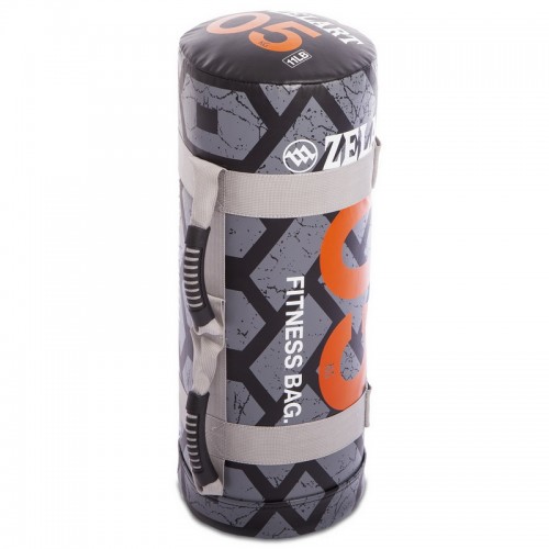Мешок для кроссфита и фитнеса Zelart Power Bag FI-0899-5 5кг черный-оранжевый