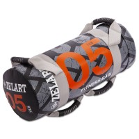 Мішок для кросфіту та фітнесу Zelart Power Bag FI-0899-5 5кг чорний-оранжевий