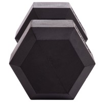 Гантель цельная шестигранная Zelart TA-2679-50 1шт 50кг