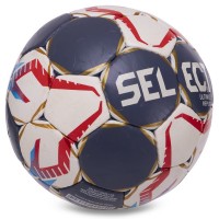 М'яч для гандболу SELECT HB-3661-0 №0 PVC темно-сірий-білий-червоний