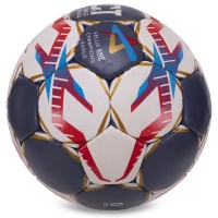 М'яч для гандболу SELECT HB-3661-0 №0 PVC темно-сірий-білий-червоний