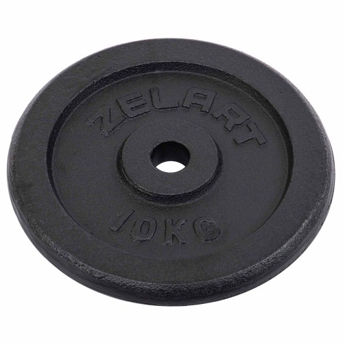 Млинці (диски) сталеві d-30мм Zelart TA-7785-10 10кг чорний