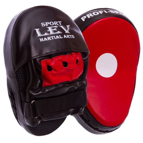 Лапа Изогнутая для бокса и единоборств LEV LV-4292 25x18x7см 1шт цвета в ассортименте