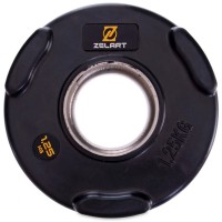 Млинці (диски) гумові Zelart TA-2673-1,25 51мм 1,25кг чорний