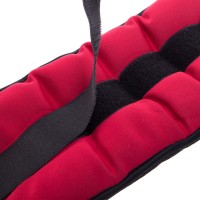 Утяжелители-манжеты для рук и ног MARATON FI-3123-5 2x2,5кг красный-черный