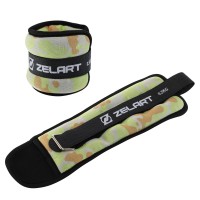 Утяжелители-манжеты для рук и ног Zelart TA-7819-0_5 вес 2x0.5кг наполнитель-металлические шарики цвета в ассортименте
