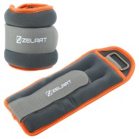 Обтяжувачі-манжети для рук та ніг Zelart FI-5733-1 2x0,5кг кольору в асортименті