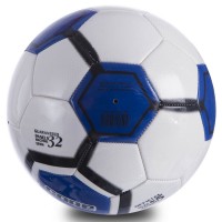 М'яч футбольний CORE ATROX CRM-051 №5 PVC білий-чорний-синій