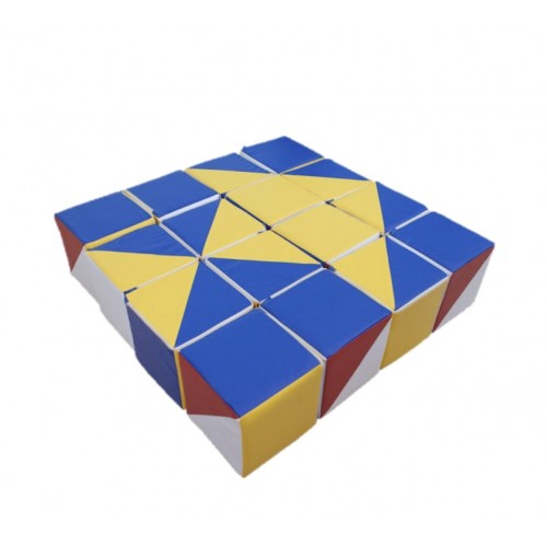Комплект з 16 м'яких кубиків - Склади візерунок