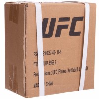 Гиря стальная с виниловым покрытием UFC UHA-69693 вес 6кг красный