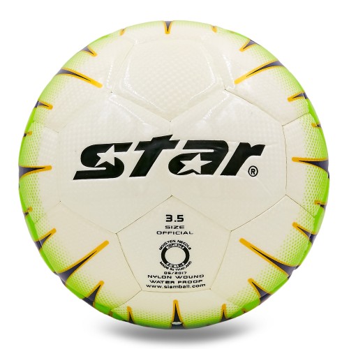 М'яч для футзалу STAR JMU35000Y №4 PU білий клеєний