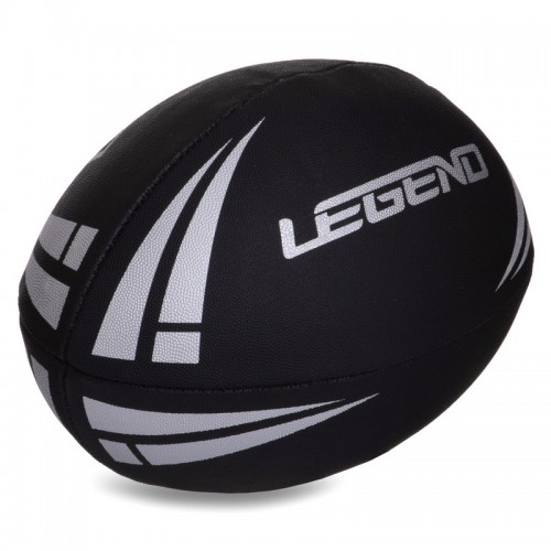 М'яч для регбі LEGEND FB-3292 №4 PVC білий-салатовий