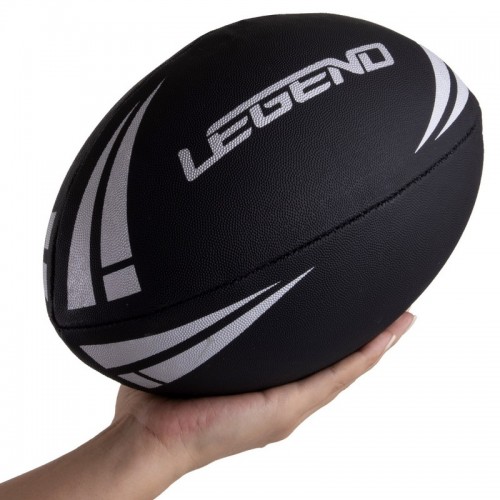Мяч для регби LEGEND FB-3292 №4 PVC белый-салатовый