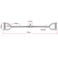 Рукоятка для мыщц спины параллельный хват HIGHQ SPORT SC-8086