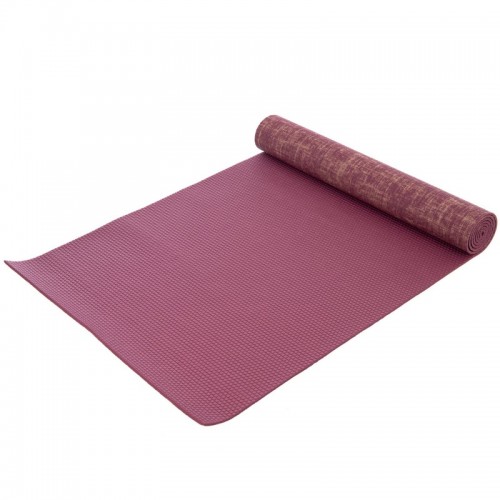 Коврик для йоги Джутовый (Yoga mat) SP-Sport FI-2441 размер 185x62x0,6см цвета в ассортименте