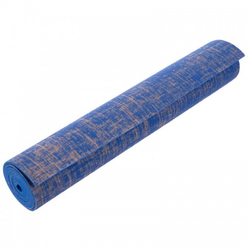 Коврик для йоги Джутовый (Yoga mat) SP-Sport FI-2441 размер 185x62x0,6см цвета в ассортименте