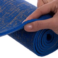 Коврик для йоги Джутовый (Yoga mat) SP-Sport FI-2441 размер 185x62x0,6см цвета в ассортименте