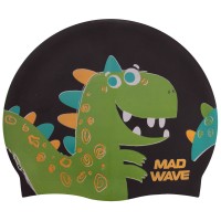 Шапочка для плавання дитяча MadWave Junior DINO M057916 кольори в асортименті