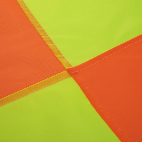 Прапор полотно кутовий для поля з кліпсою для кріплення до штанги SP-Sport C-4597 45x38см оранжево-жовтий
