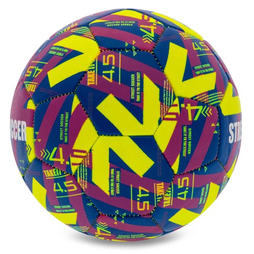 Мяч футбольный SELECT STREET SOCCER V23 №4,5 желтый-синий