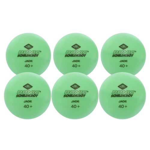 Набор мячей для настольного тенниса 6 штук DONIC MT-608507 Glow in the dark зеленый