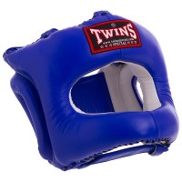 Шлем боксерский с бампером кожаный TWINS HGL9 M-XL цвета в ассортименте