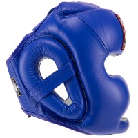 Шолом боксерський з повним захистом шкіряний TWINS HGL6 S-XL кольори в асортименті