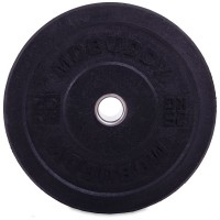 Млинці (диски) бамперні для кросфіту Zelart Bumper Plates TA-2676-25 51мм 25кг чорний
