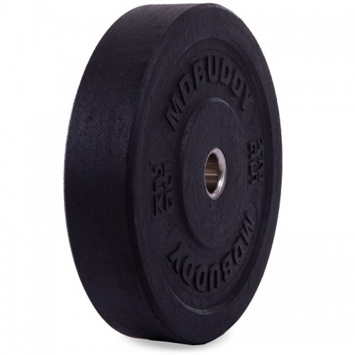 Млинці (диски) бамперні для кросфіту Zelart Bumper Plates TA-2676-25 51мм 25кг чорний