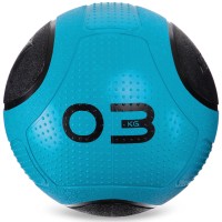 М'яч медичний медбол Zelart Medicine Ball FI-2620-3 3кг синій-чорний