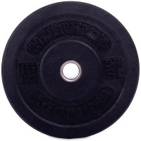 Млинці (диски) бамперні для кросфіту Zelart Bumper Plates TA-2676-15 51мм 15кг чорний