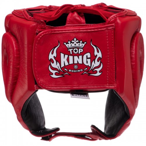 Шолом боксерський відкритий шкіряний TOP KING Open Chin TKHGOC S-XL кольори в асортименті