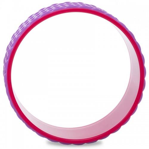 Масажне колесо для йоги SP-Sport Fit Wheel Yoga FI-2437 фіолетово-рожевий