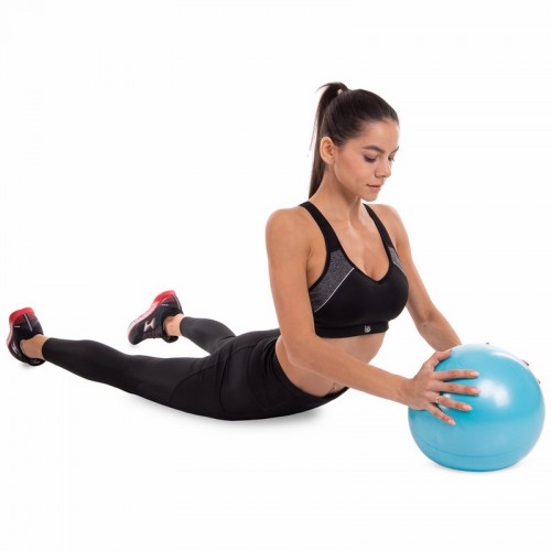 М'яч для пілатесу та йоги Record Pilates ball Mini Pastel FI-5220-25 25см бірюзовий