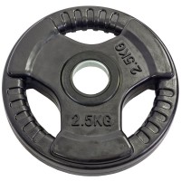 Млинці (диски) гумові Record TA-8122-2,5 52мм 2,5кг чорний