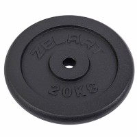 Млинці (диски) сталеві d-30мм Zelart TA-7785-20 20кг чорний
