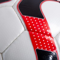 М'яч футбольний CORE DIAMOND CR-025 №5 PU білий-чорний-червоний