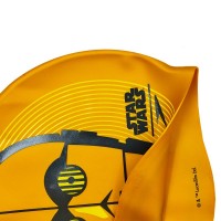 Шапочка для плавання SPEEDO SLOGAN PRINT 808385C797 Star Wars C3PO оранжево-чорний