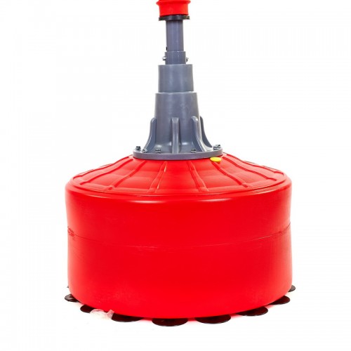 Манекен напольный для отработки ударов Zelart BO-1681 красный