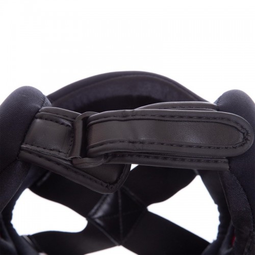 Шлем боксерский с полной защитой кожаный UFC PRO UHK-75061 L-XL черный