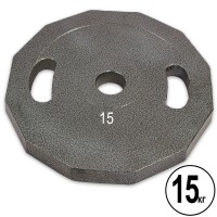 Млинці (диски) сталеві пофарбовані Champion Newt NT-5221-15 52мм 15кг сірий