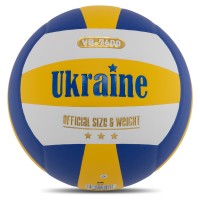 М'яч волейбольний UKRAINE VB-7600 №5 клеєний PU