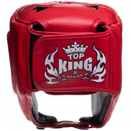 Шолом боксерський відкритий шкіряний TOP KING Super TKHGSC S-XL кольори в асортименті