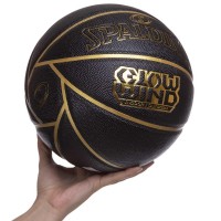 М'яч баскетбольний SPALDING 76992Y GLOW WIND №7 чорний