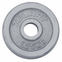Блины (диски) хромированные d-30мм Zelart TA-7786-1_25 1,25кг