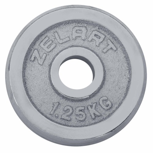 Блины (диски) хромированные d-30мм Zelart TA-7786-1_25 1,25кг