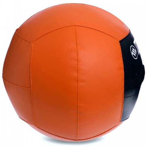 М'яч набивний для крофіту волбол WALL BALL Zelart FI-5168-3 3кг чорний-оранжевий