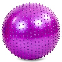 М'яч для фітнесу фітбол масажний Zelart FI-1986-55 55см кольору в асортименті