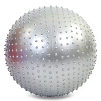 М'яч для фітнесу фітбол масажний Zelart FI-1986-55 55см кольору в асортименті