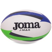 Мяч для регби Joma J-MAX 400680-217 №4 белый-синий-зеленый